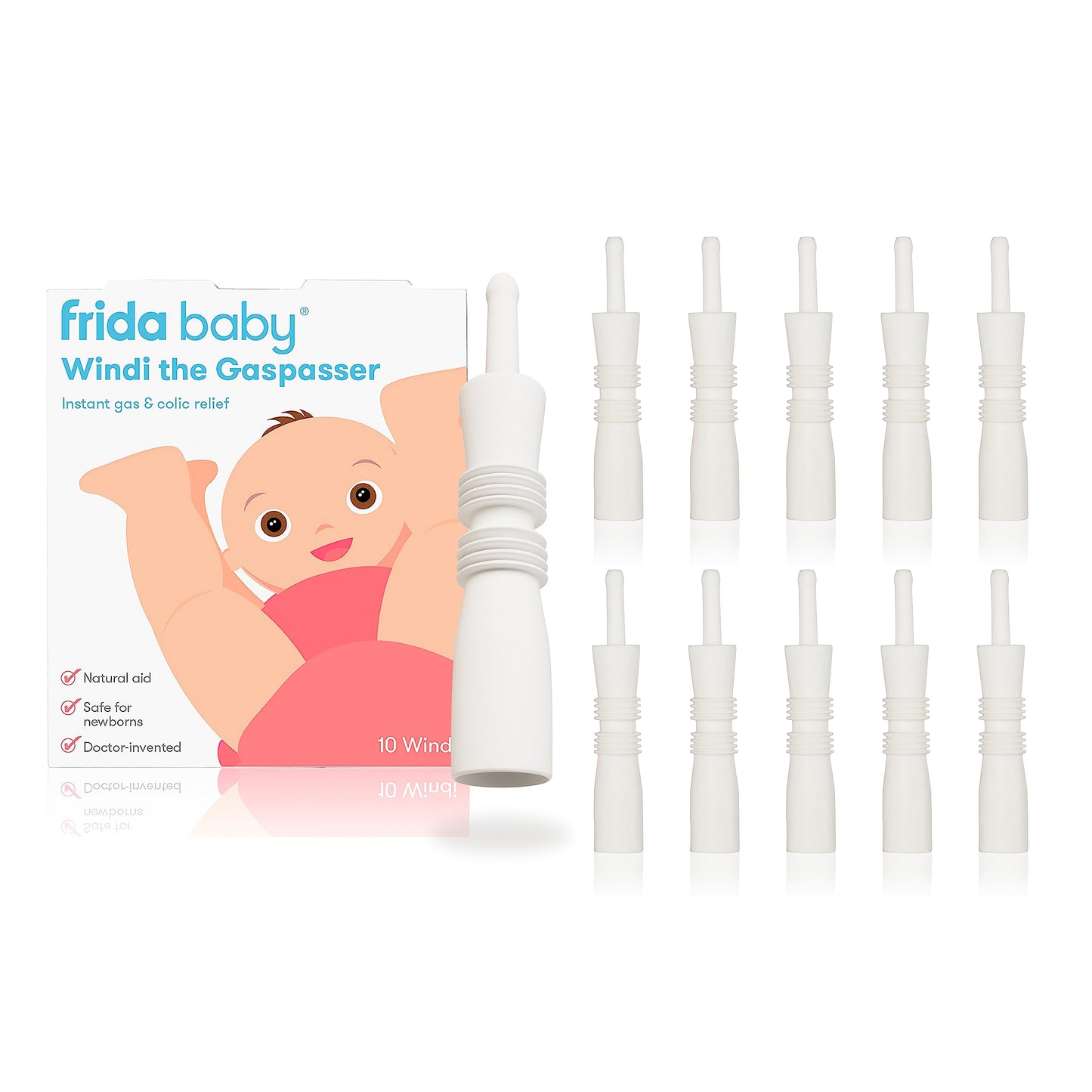 Frida Baby Windi Gas Passer Baby Gas Relief and Colic Baby Relief Baby Constipation Relief 10 Count