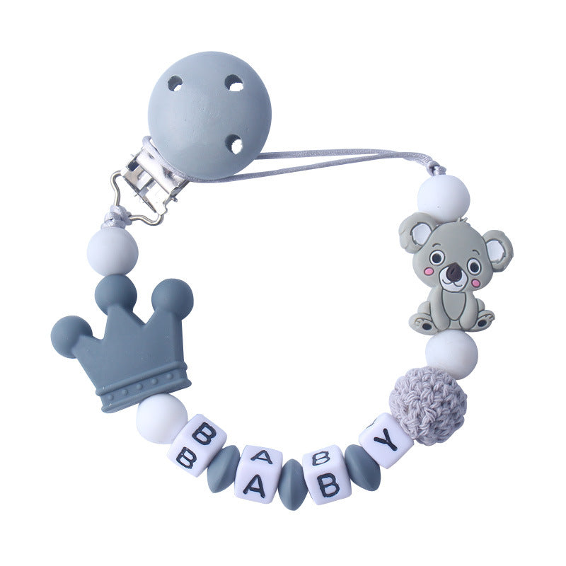 Attache-sucette apaisante en silicone