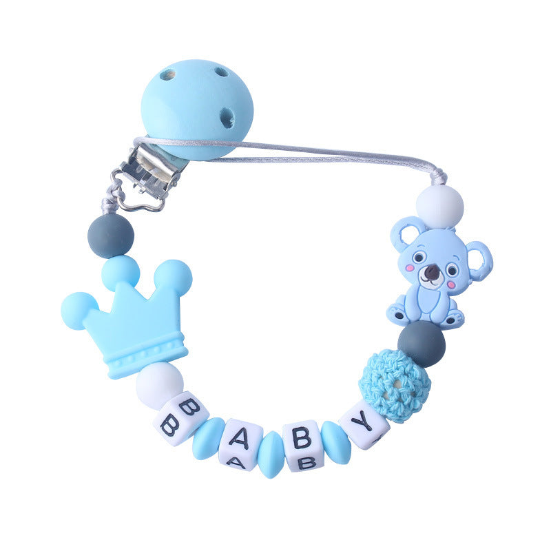 Attache-sucette apaisante en silicone