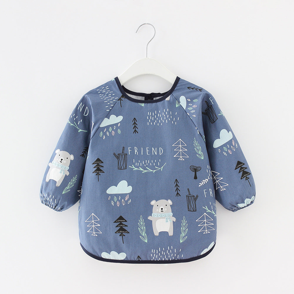 Children's Cotton Bib Apron for Spring/Summer Use