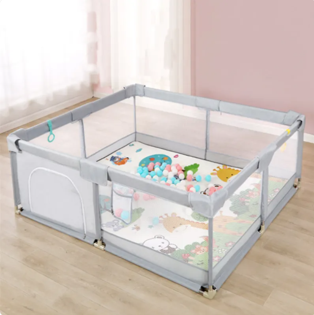 CozyPlay Indoor Safety Fence & Mat