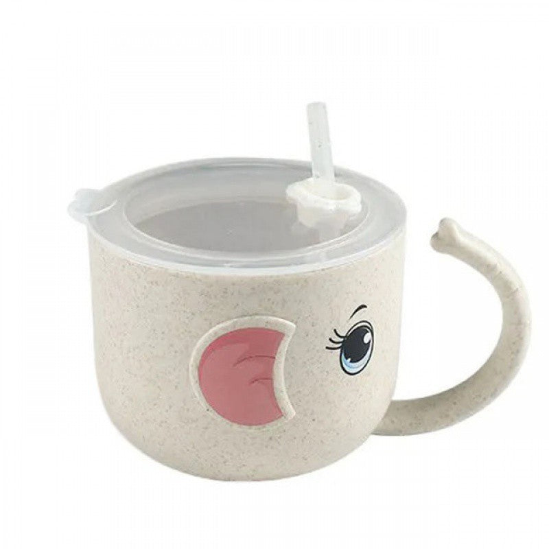 Silicone Straw Baby Feeding Bottle and Kid's Mug