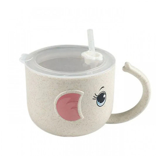 Silicone Straw Baby Feeding Bottle and Kid's Mug