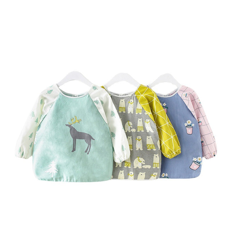 Children's Cotton Bib Apron for Spring/Summer Use