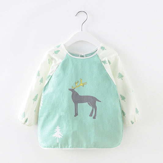 Tablier bavoir en coton pour enfant pour le printemps/l'été